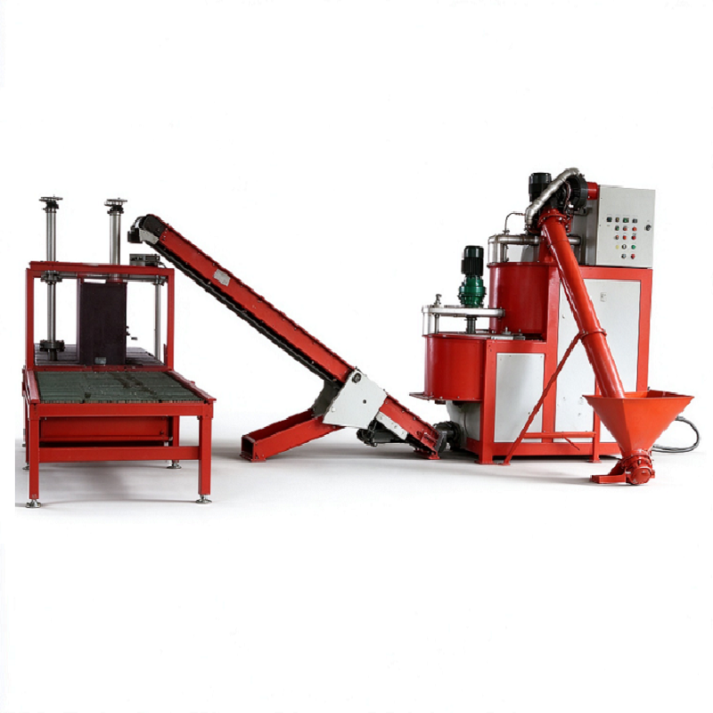 high efficiency eps foam coating equipment with high speed dispersion self cleaning mixer ring belt conveyor for insulation board mortar coating